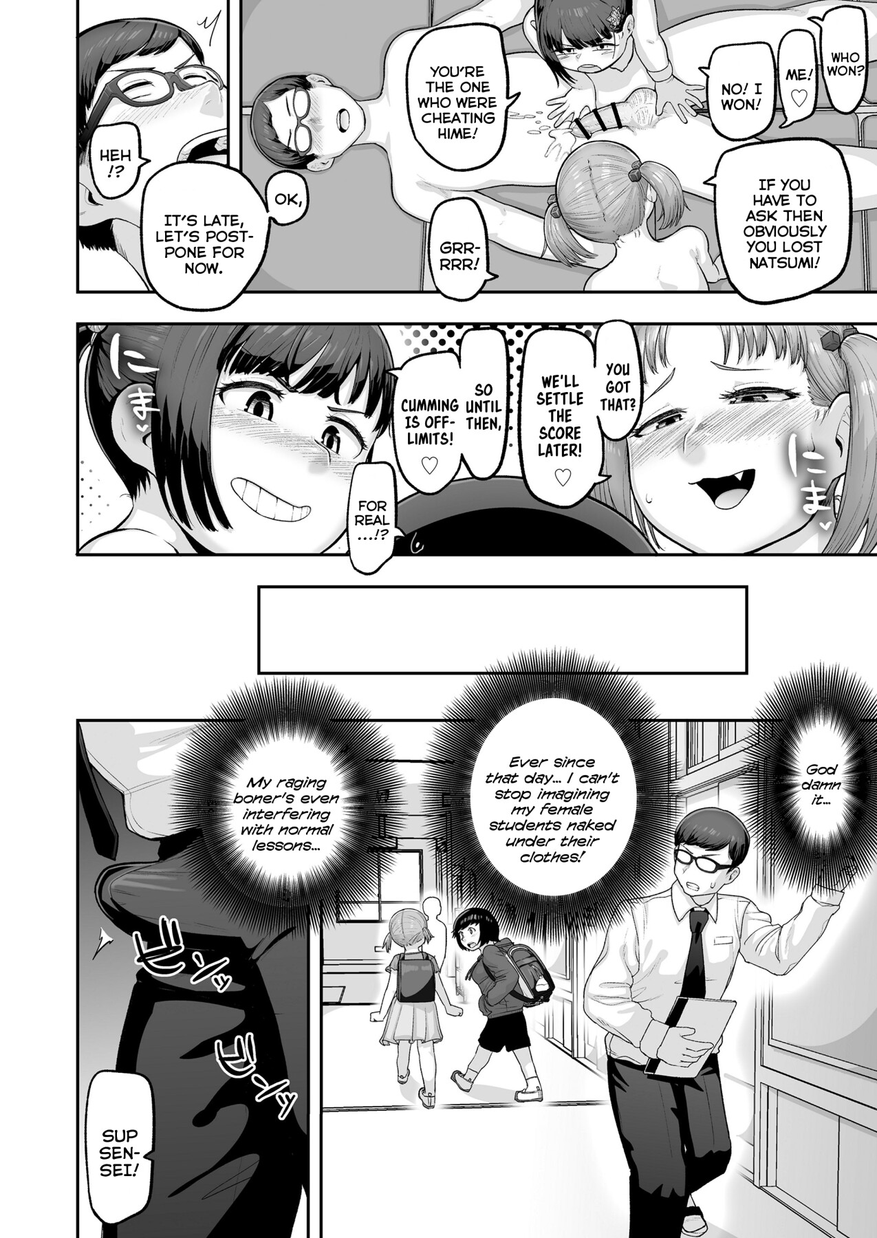 Hentai Manga Comic-The Story of Two Mesugaki Students That Treat Ending My Teaching Career As a Literal Game-Read-31